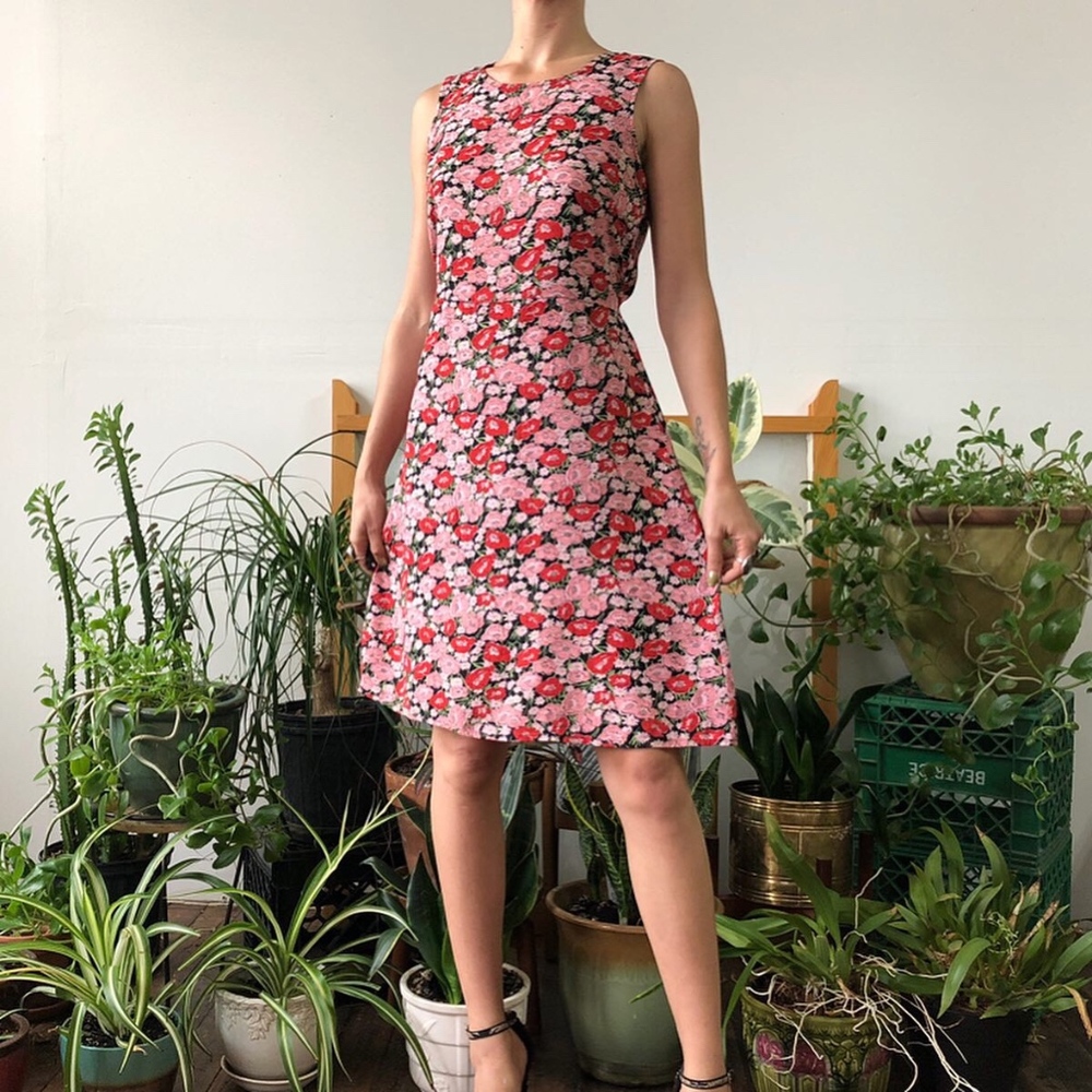 90's Poppies & Daisies Summer dress